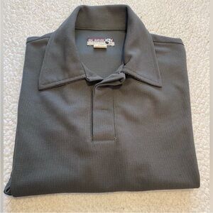 VTG BC Ethic Bowling Shirt, 3 Star Knit, Green, Medium, Made in USA